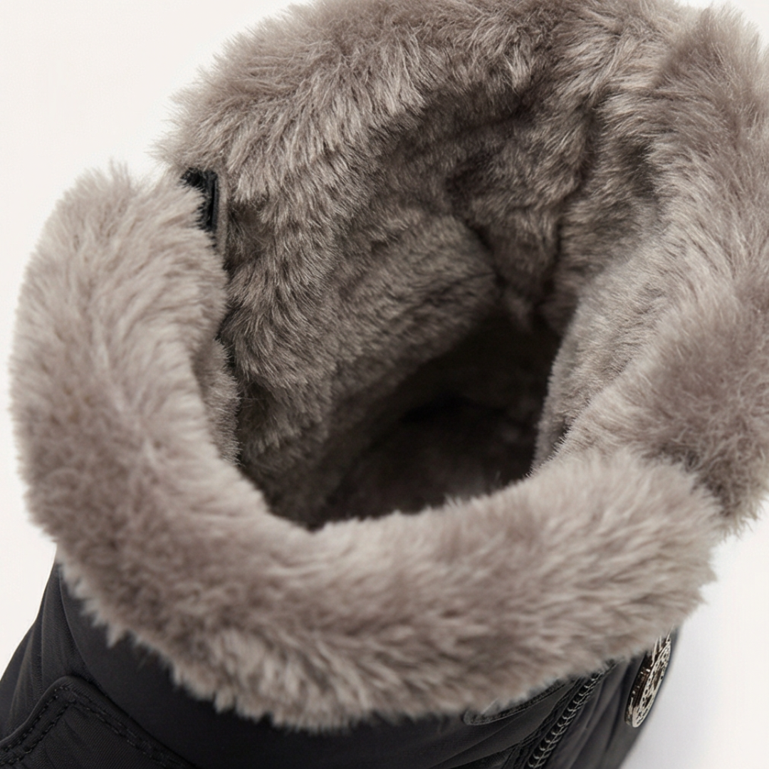 Calvorn | Women's Fur-Lined Winter Ankle Boots