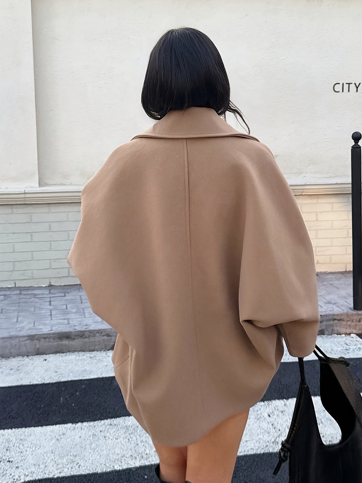 Coraline | Women's Batwing Sleeve Pea Coat