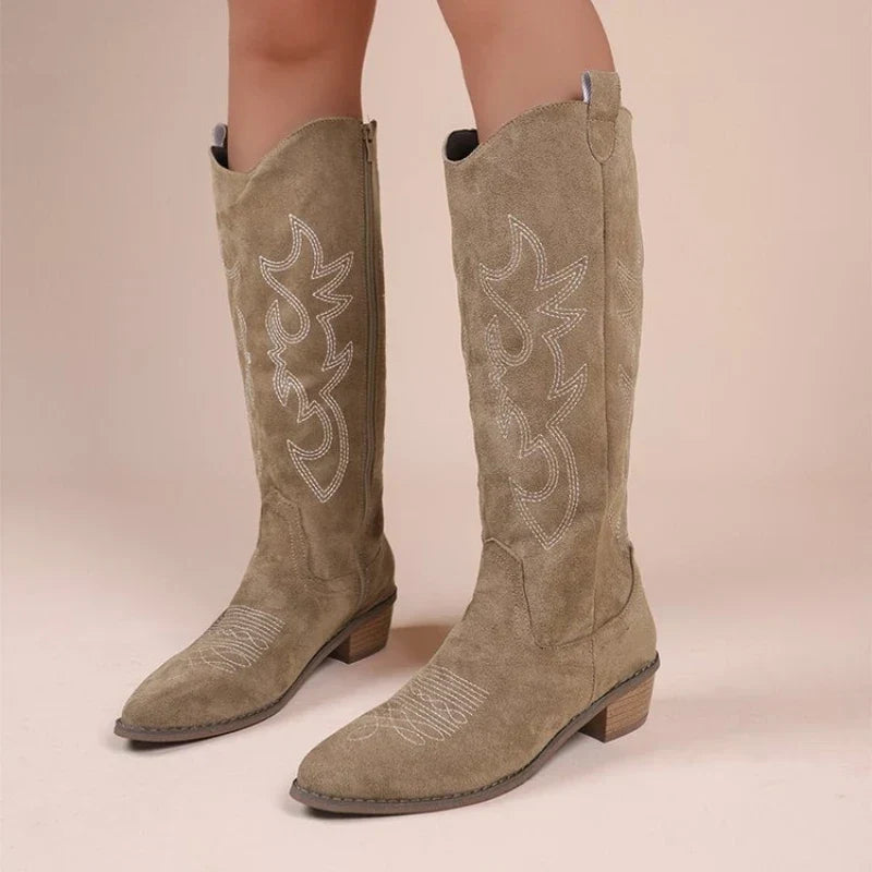 Colvane | Women's Panel Stitched Western Boots
