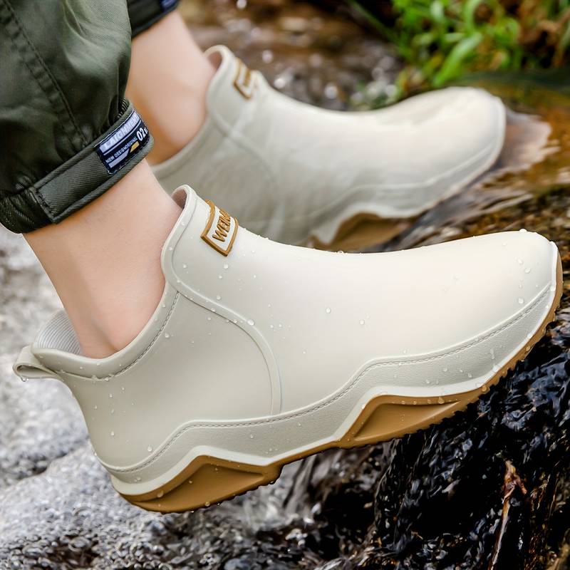 Olivia | Unisex Waterproof Slip-On Ankle Rain Boots