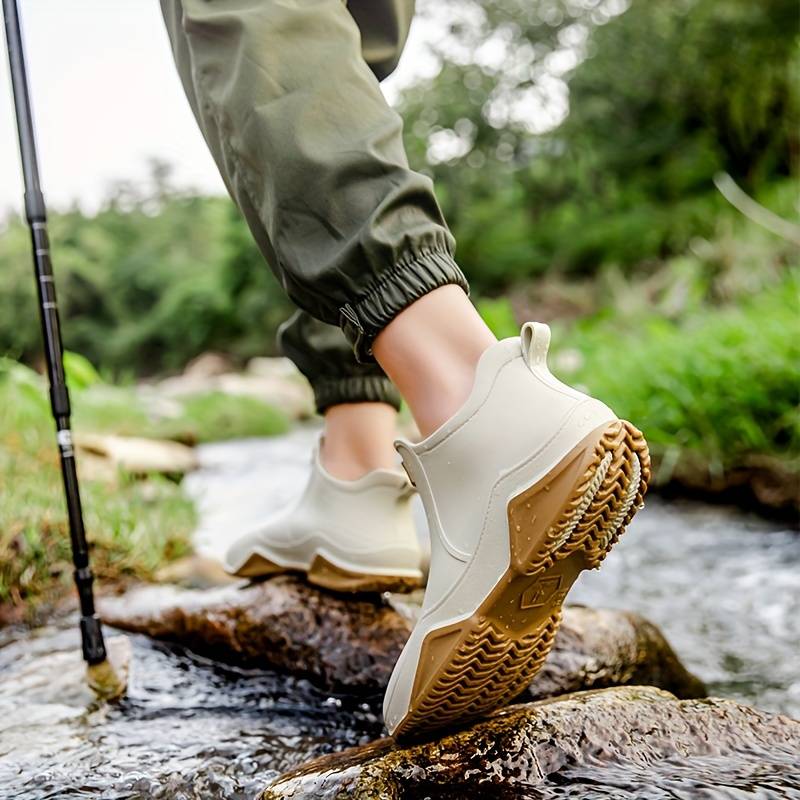Olivia | Unisex Waterproof Slip-On Ankle Rain Boots