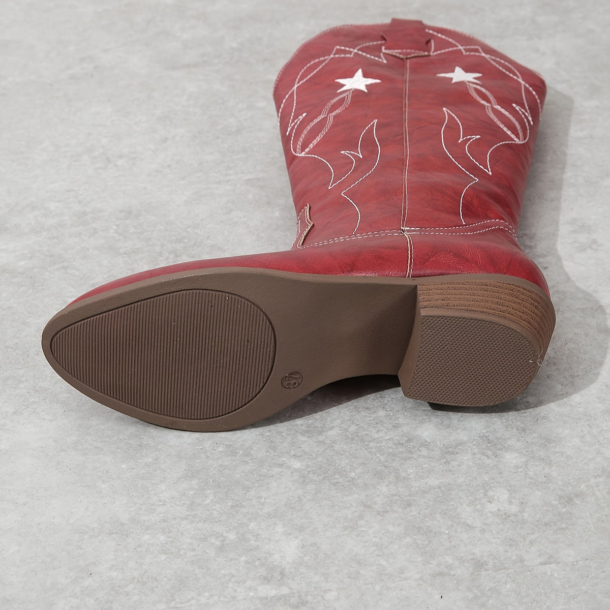 Coreva | Women's Flame Stitched Western Boots