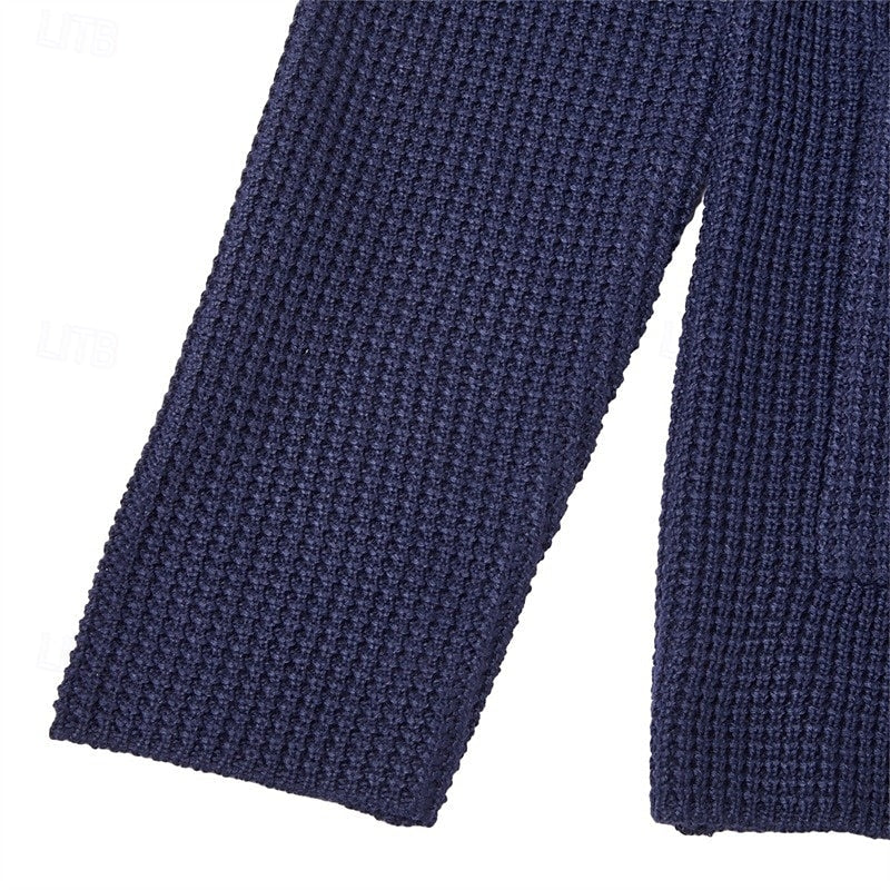 Cormac | Men's Cozy Waffle Knit Cardigan