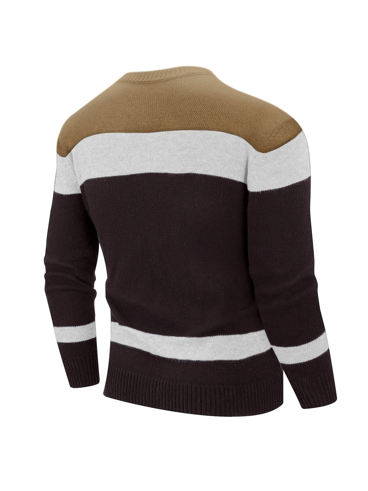 Corvan | Men's Cozy Colour Block Sweater