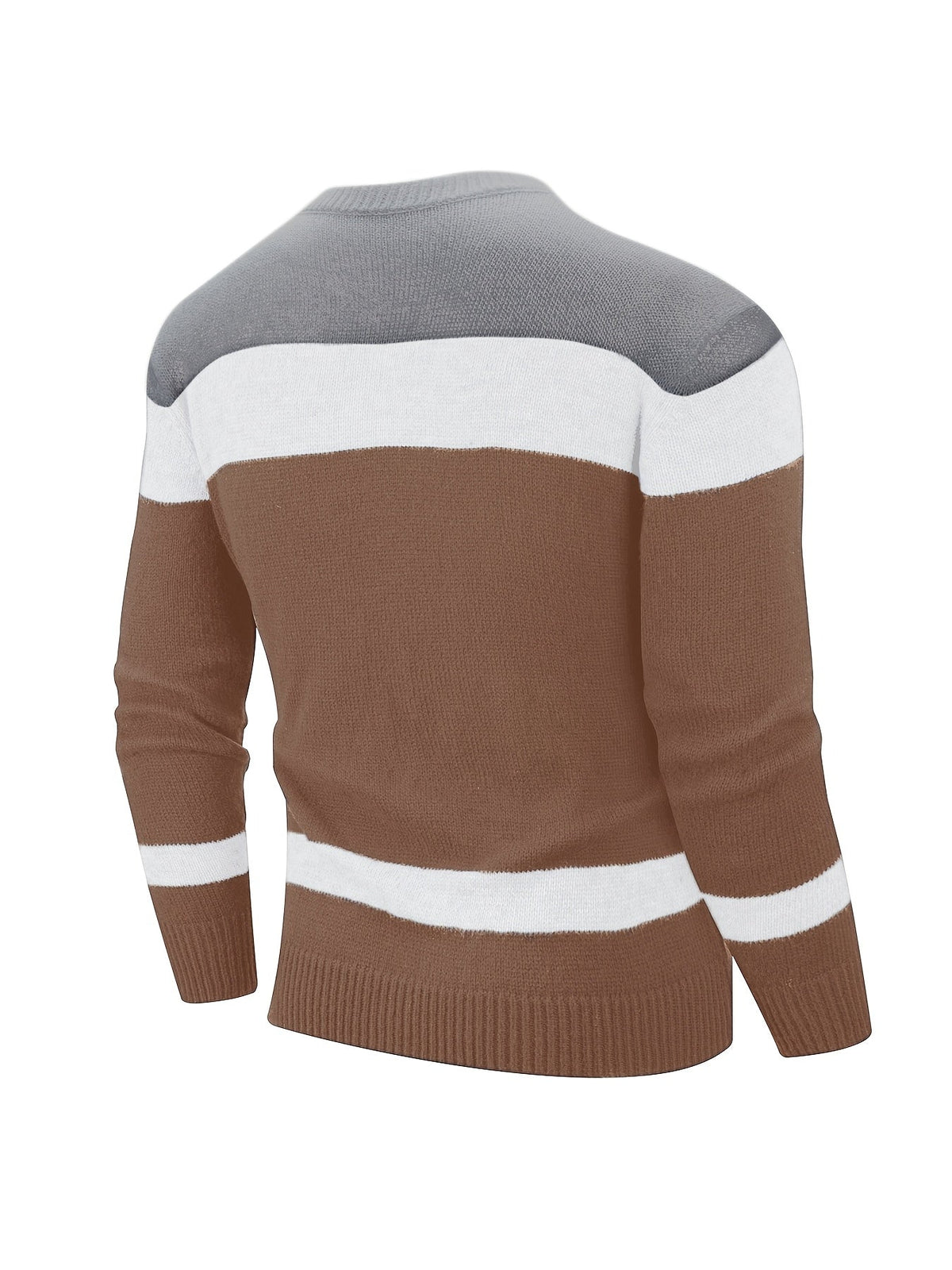 Corvan | Men's Cozy Colour Block Sweater