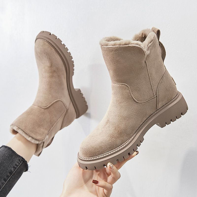 Corven | Women's Fleece-Lined Winter Ankle Boots