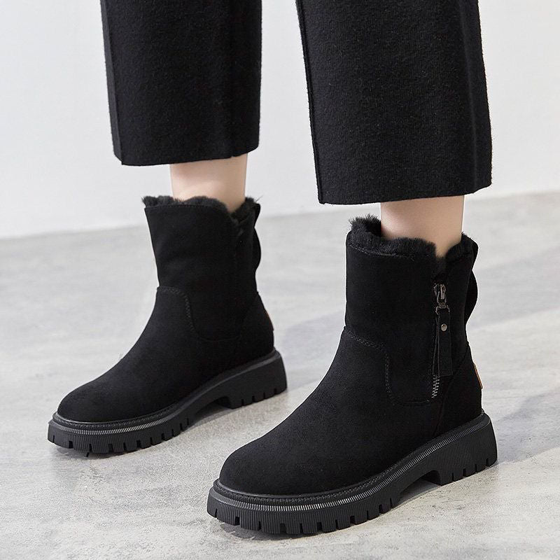 Corven | Women's Fleece-Lined Winter Ankle Boots