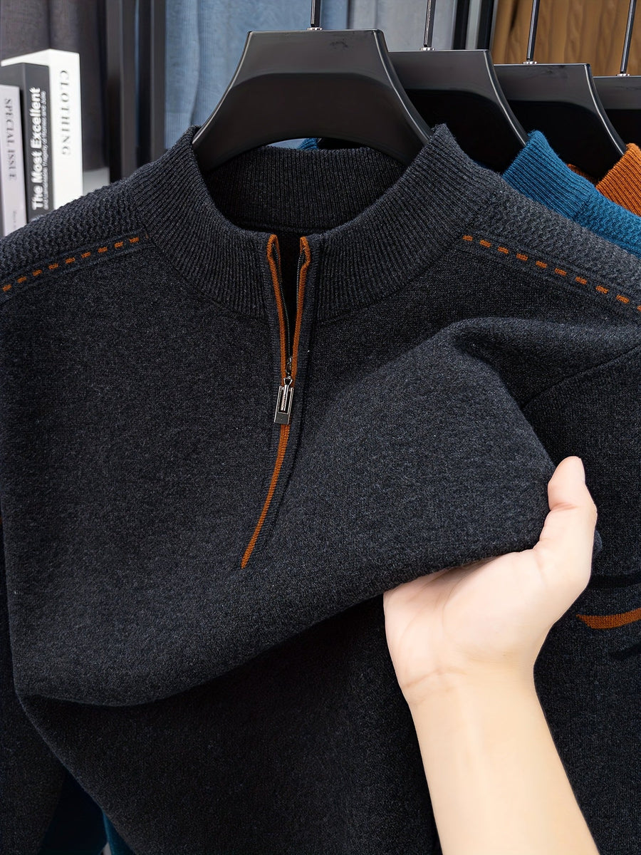 Corvin | Men's Warm Half-Zip Sweater