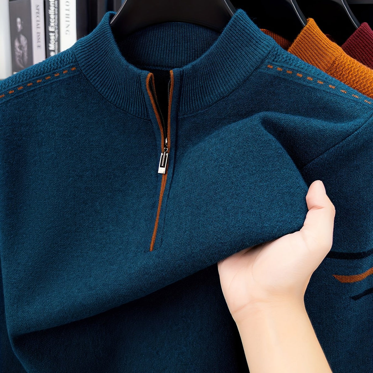 Corvin | Men's Warm Half-Zip Sweater