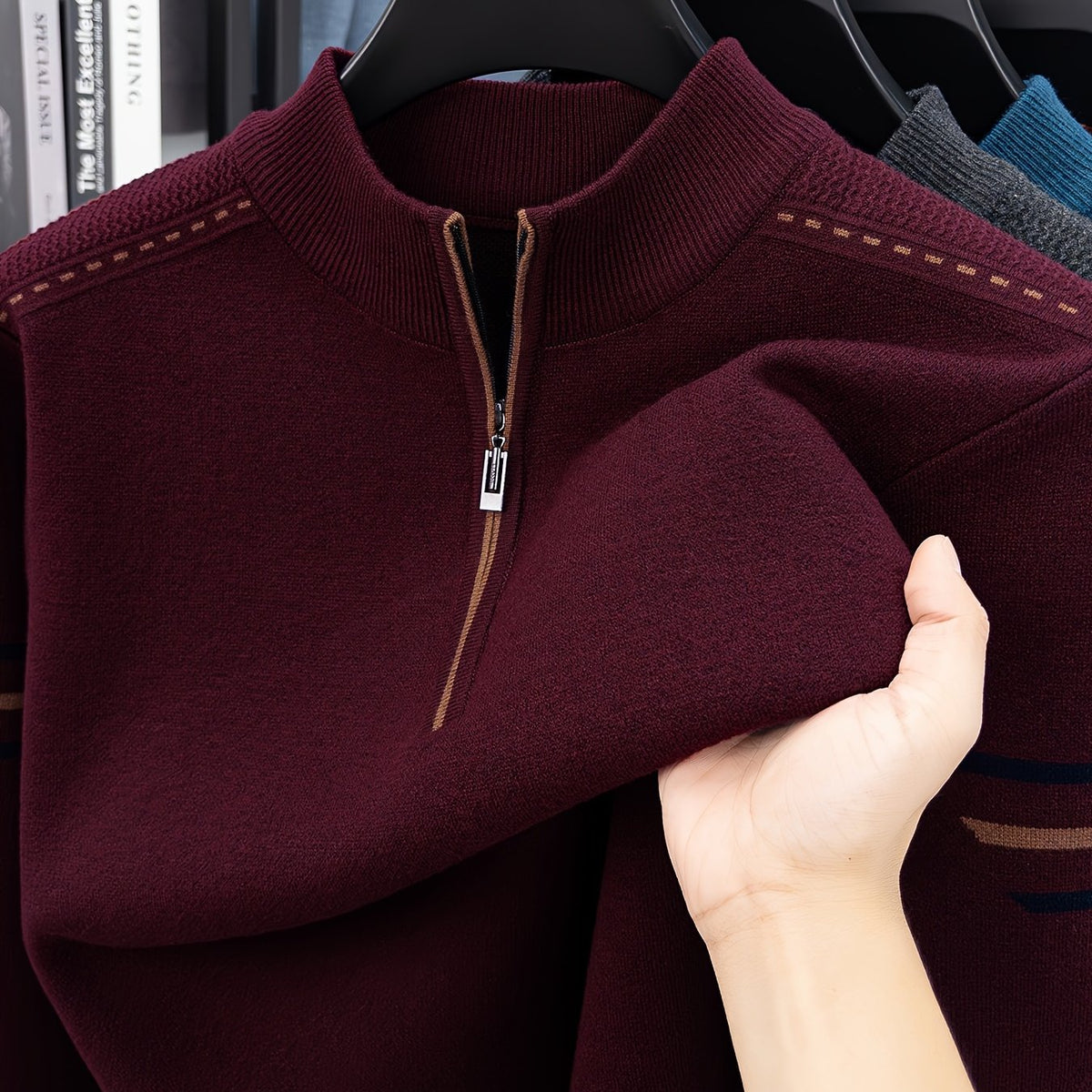 Corvin | Men's Warm Half-Zip Sweater