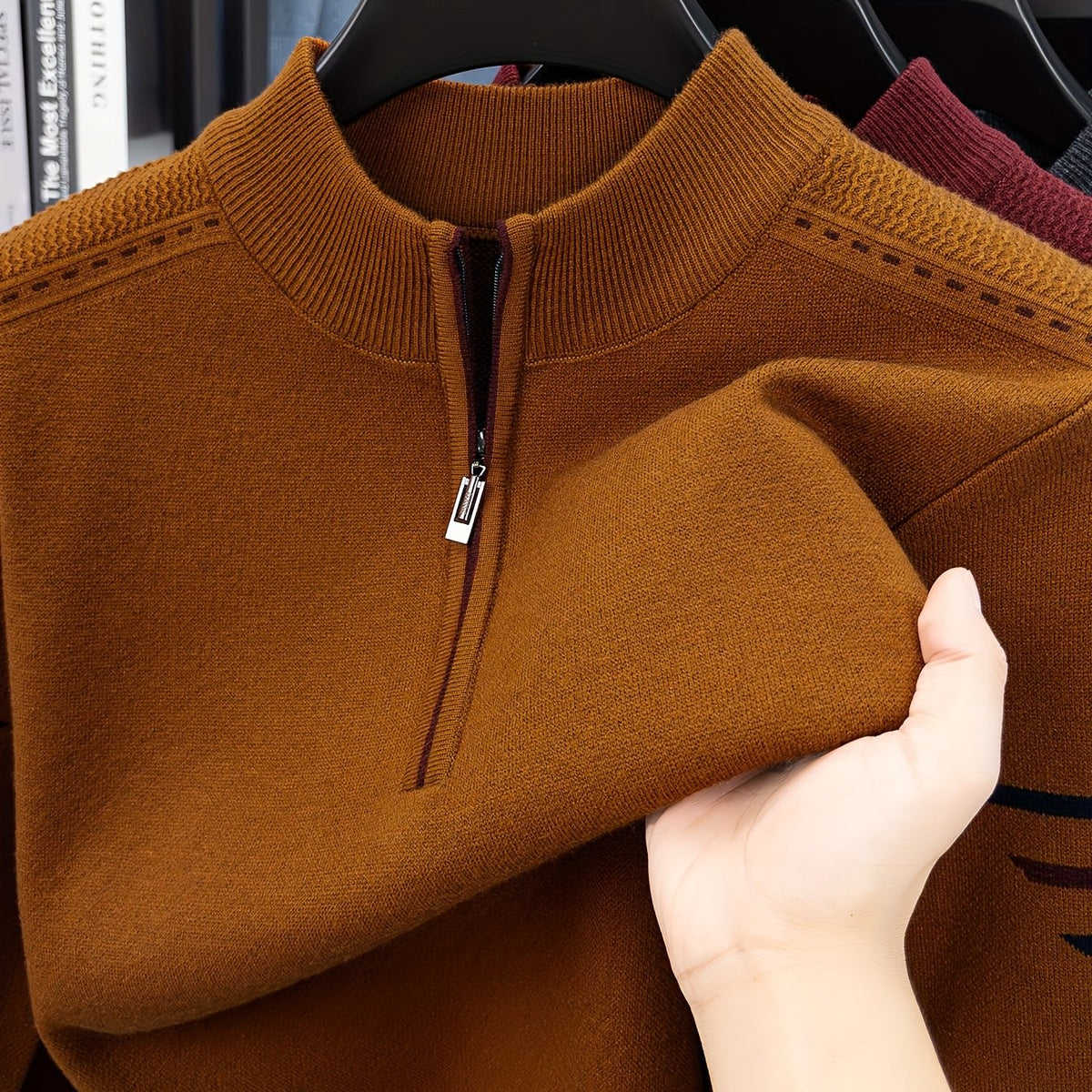 Corvin | Men's Warm Half-Zip Sweater