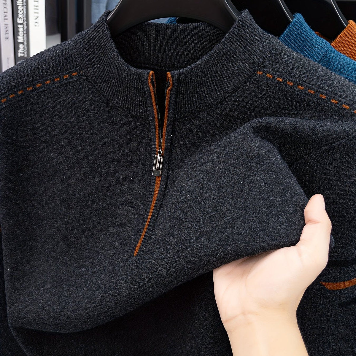 Corvin | Men's Warm Half-Zip Sweater