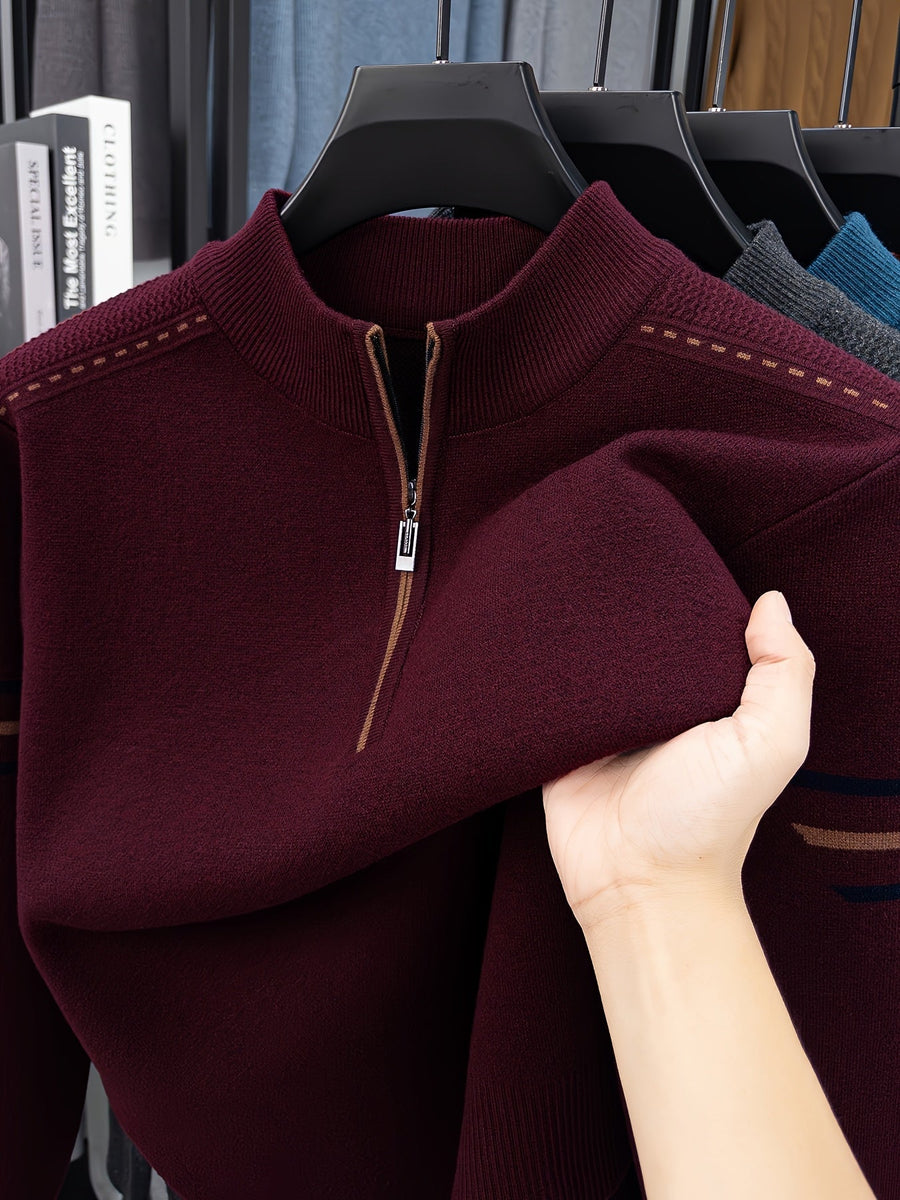 Corvin | Men's Warm Half-Zip Sweater