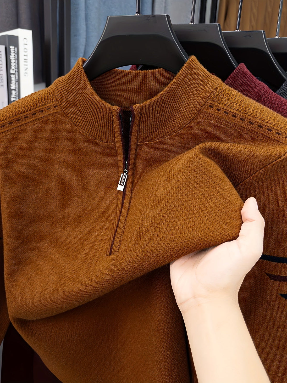 Corvin | Men's Warm Half-Zip Sweater
