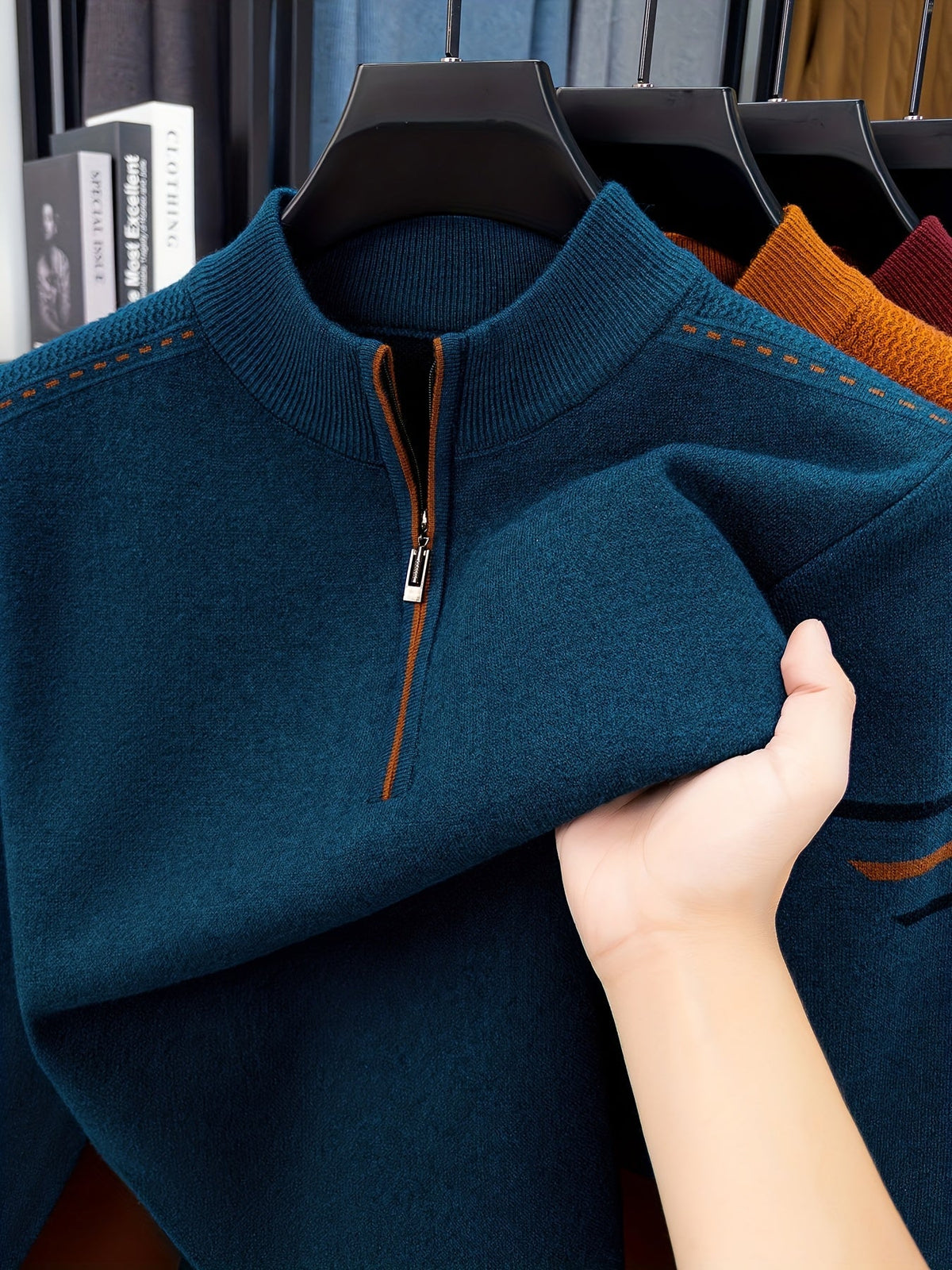 Corvin | Men's Warm Half-Zip Sweater