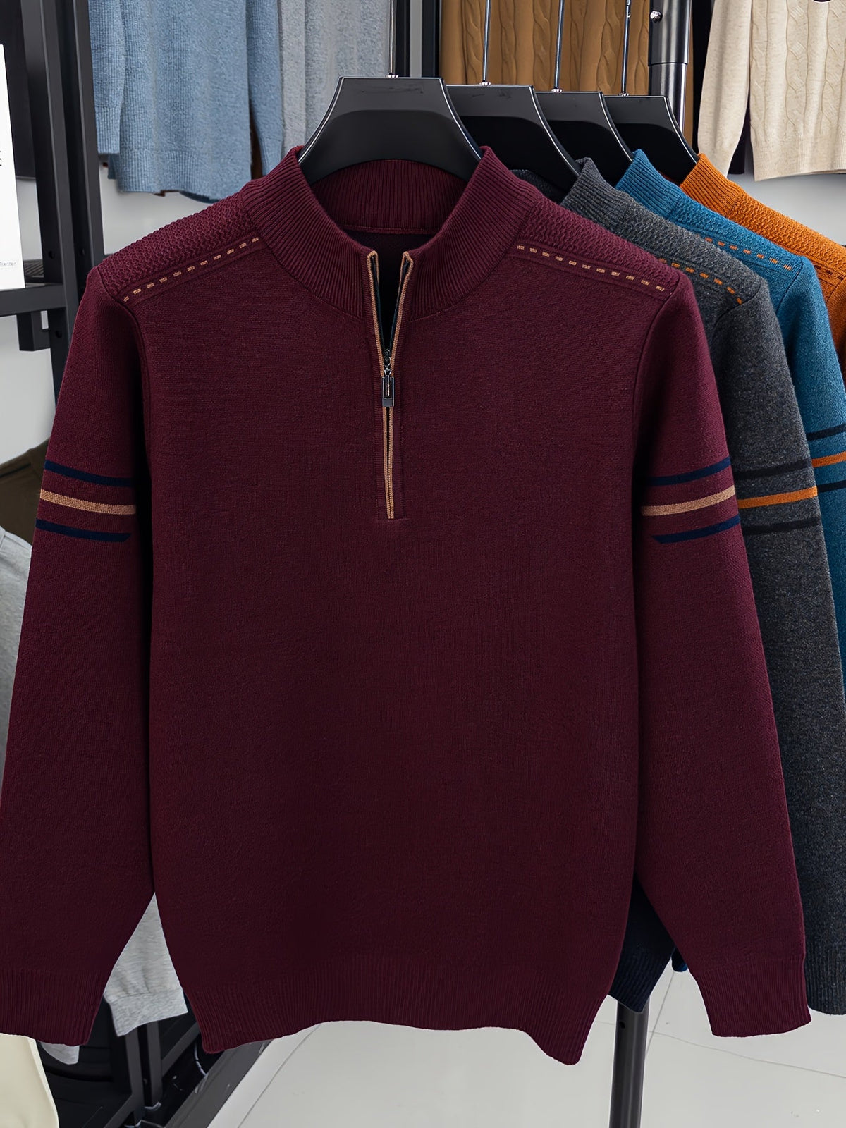 Corvin | Men's Warm Half-Zip Sweater