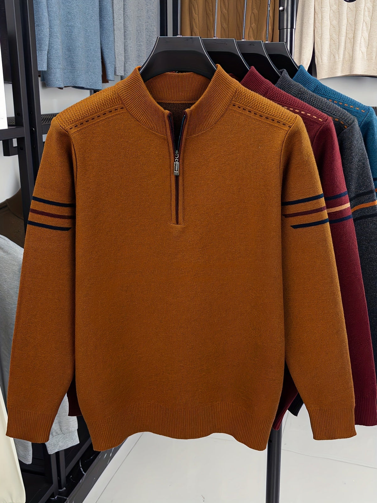 Corvin | Men's Warm Half-Zip Sweater