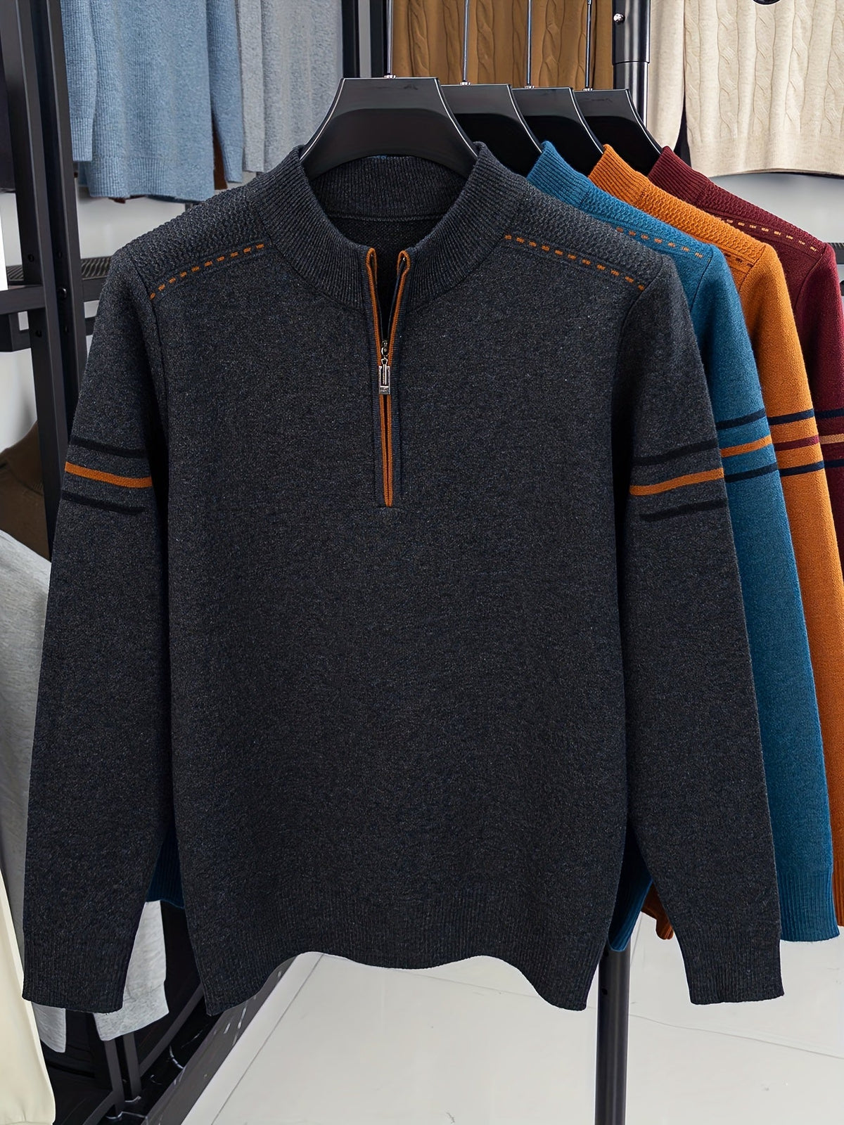 Corvin | Men's Warm Half-Zip Sweater