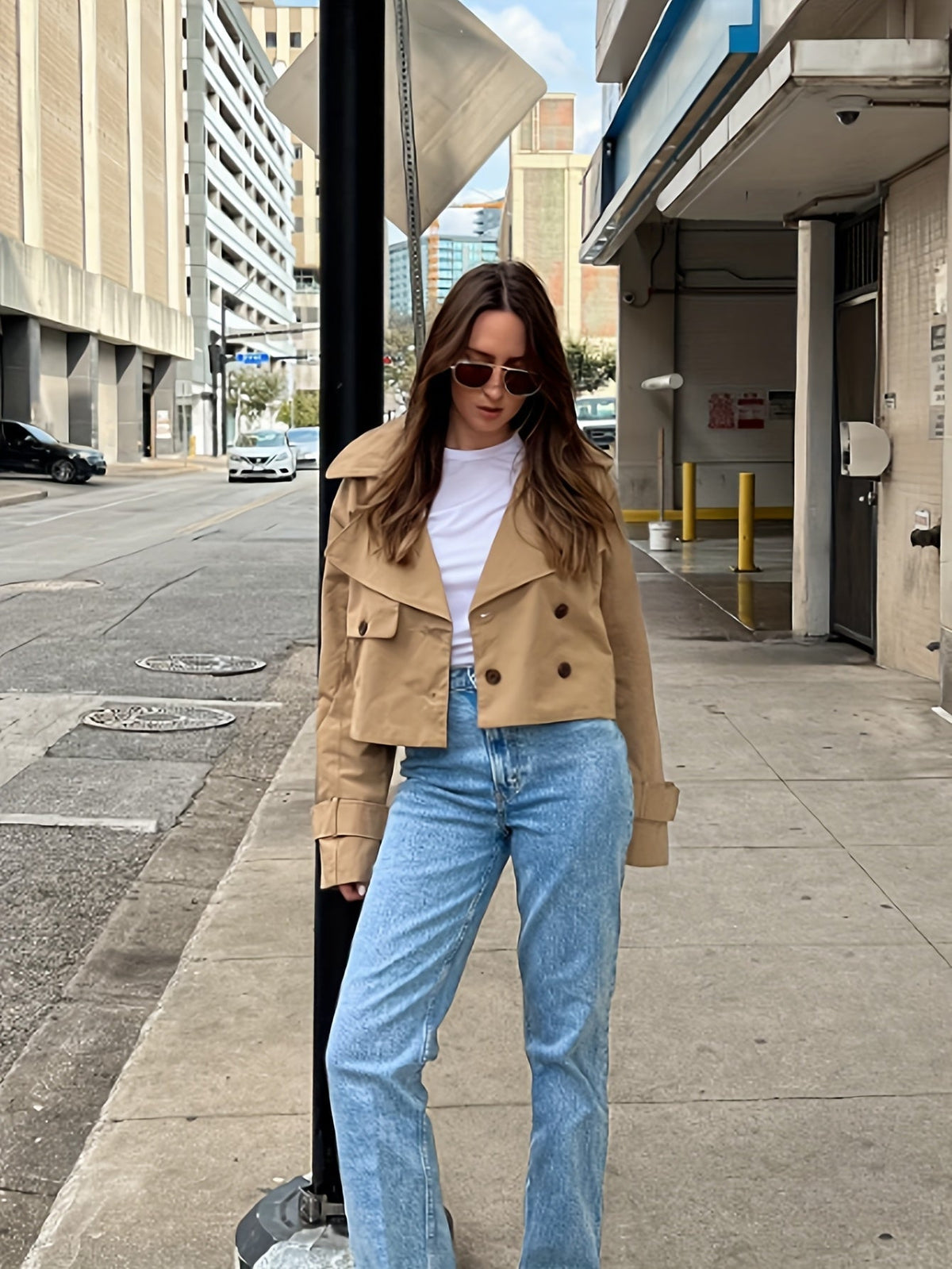 Marielle | Women's Coffee Brown Pea Coat
