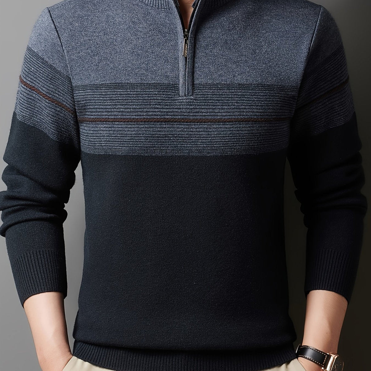 Dalton | Men's Cozy Quarter-Zip Sweater
