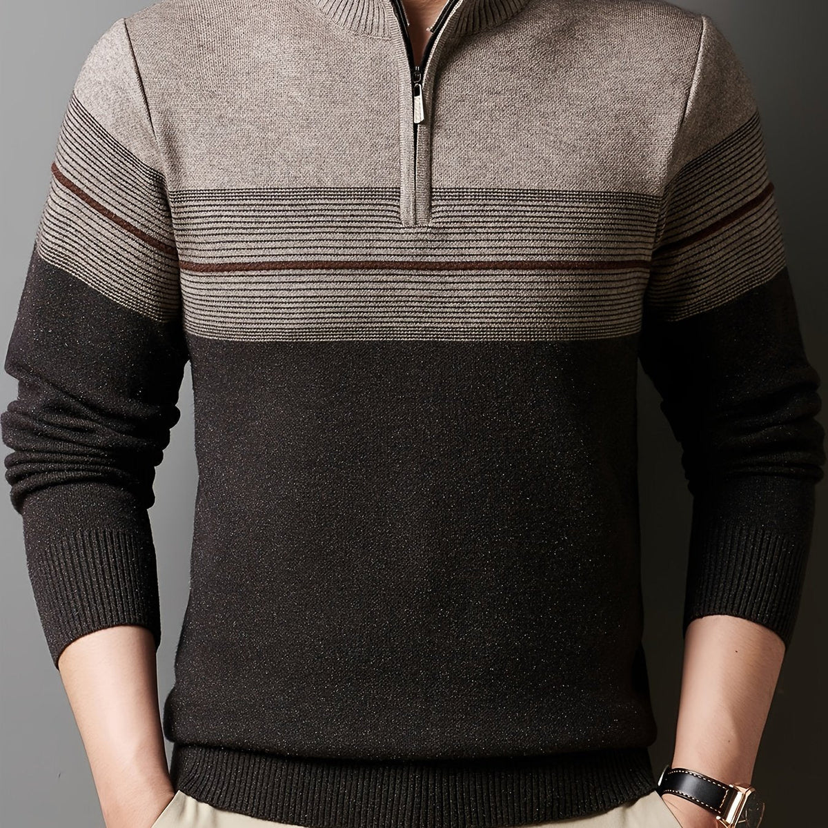 Dalton | Men's Cozy Quarter-Zip Sweater