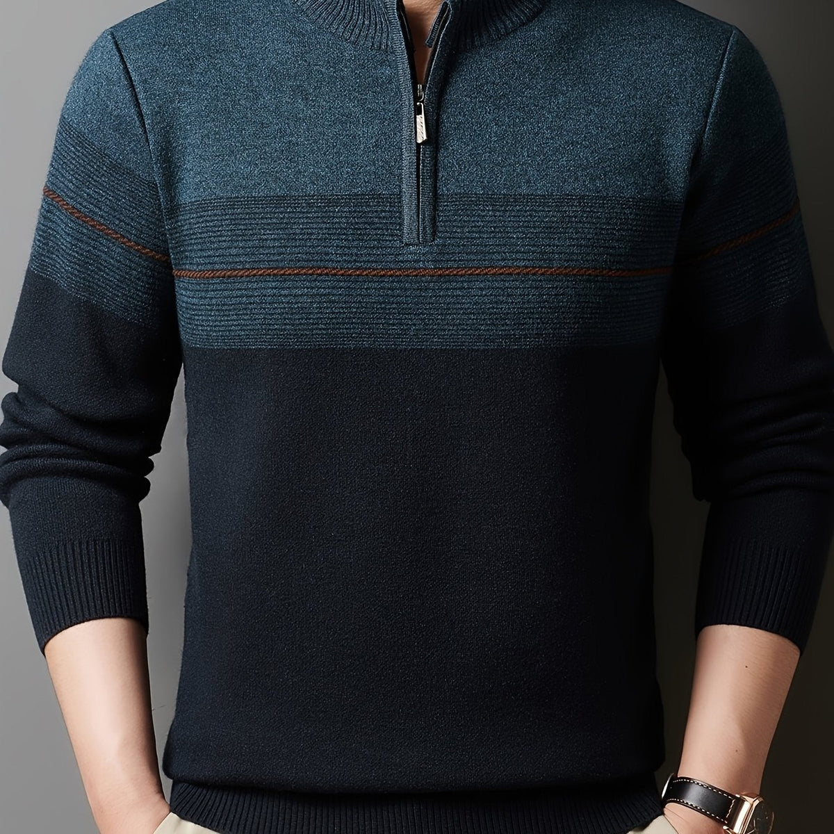Dalton | Men's Cozy Quarter-Zip Sweater