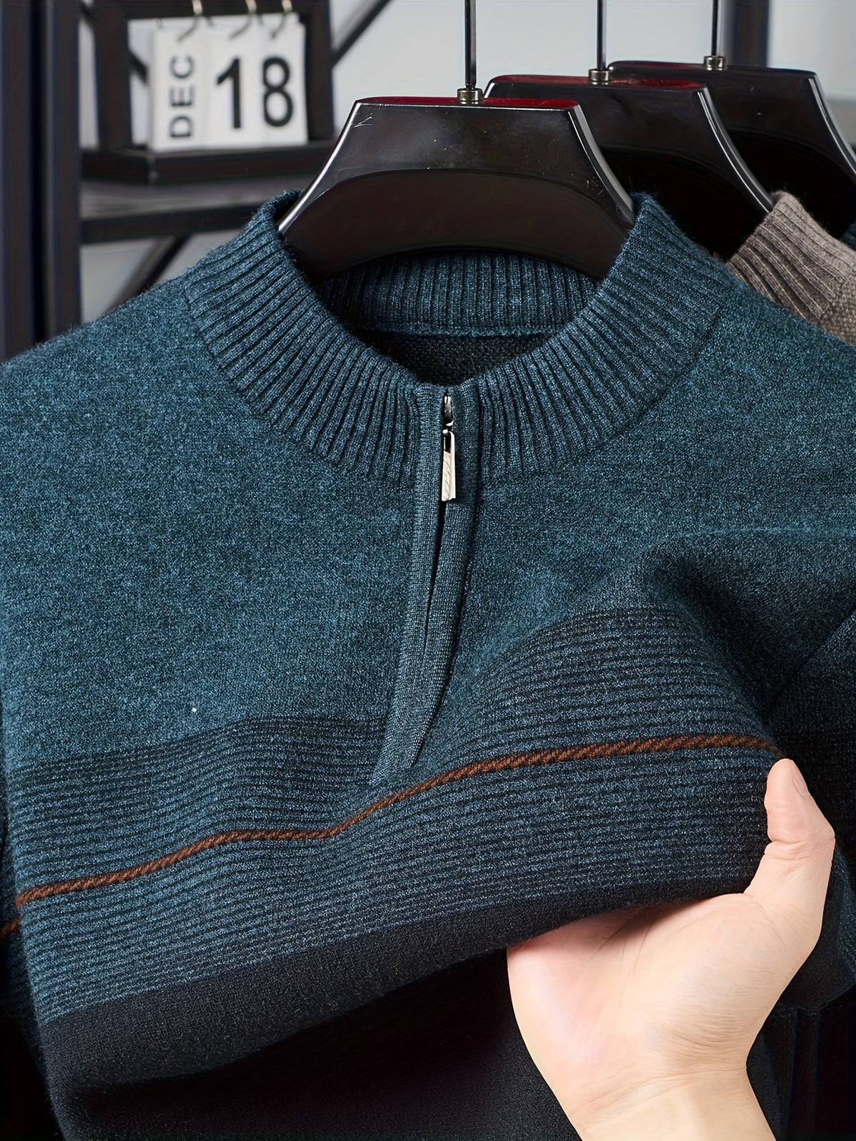 Dalton | Men's Cozy Quarter-Zip Sweater