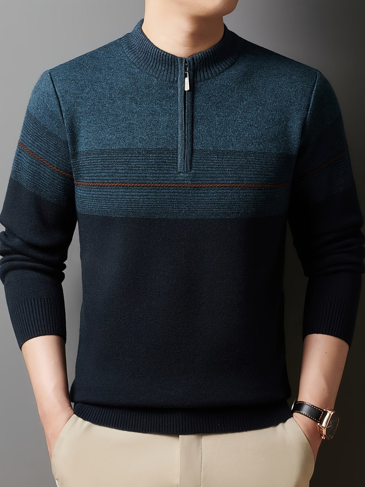 Dalton | Men's Cozy Quarter-Zip Sweater
