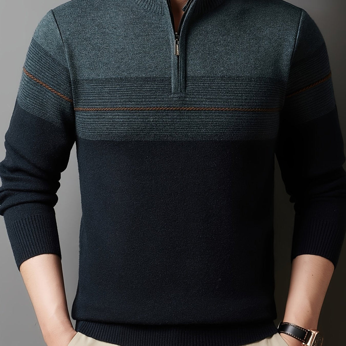 Dalton | Men's Cozy Quarter-Zip Sweater