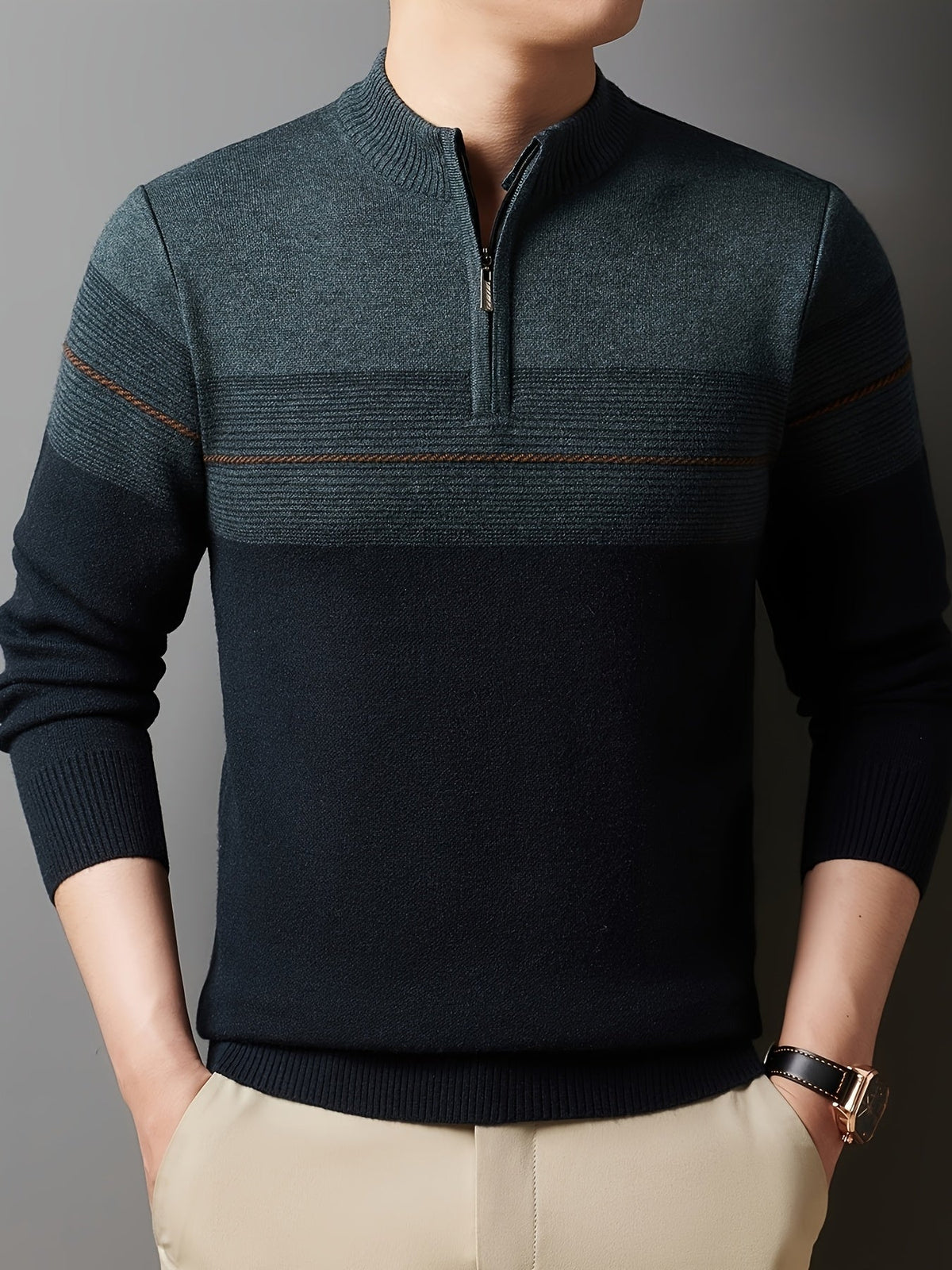 Dalton | Men's Cozy Quarter-Zip Sweater