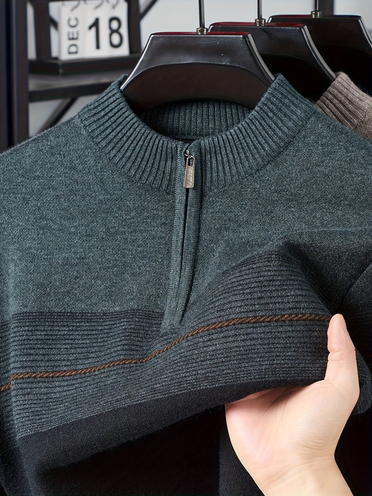Dalton | Men's Cozy Quarter-Zip Sweater