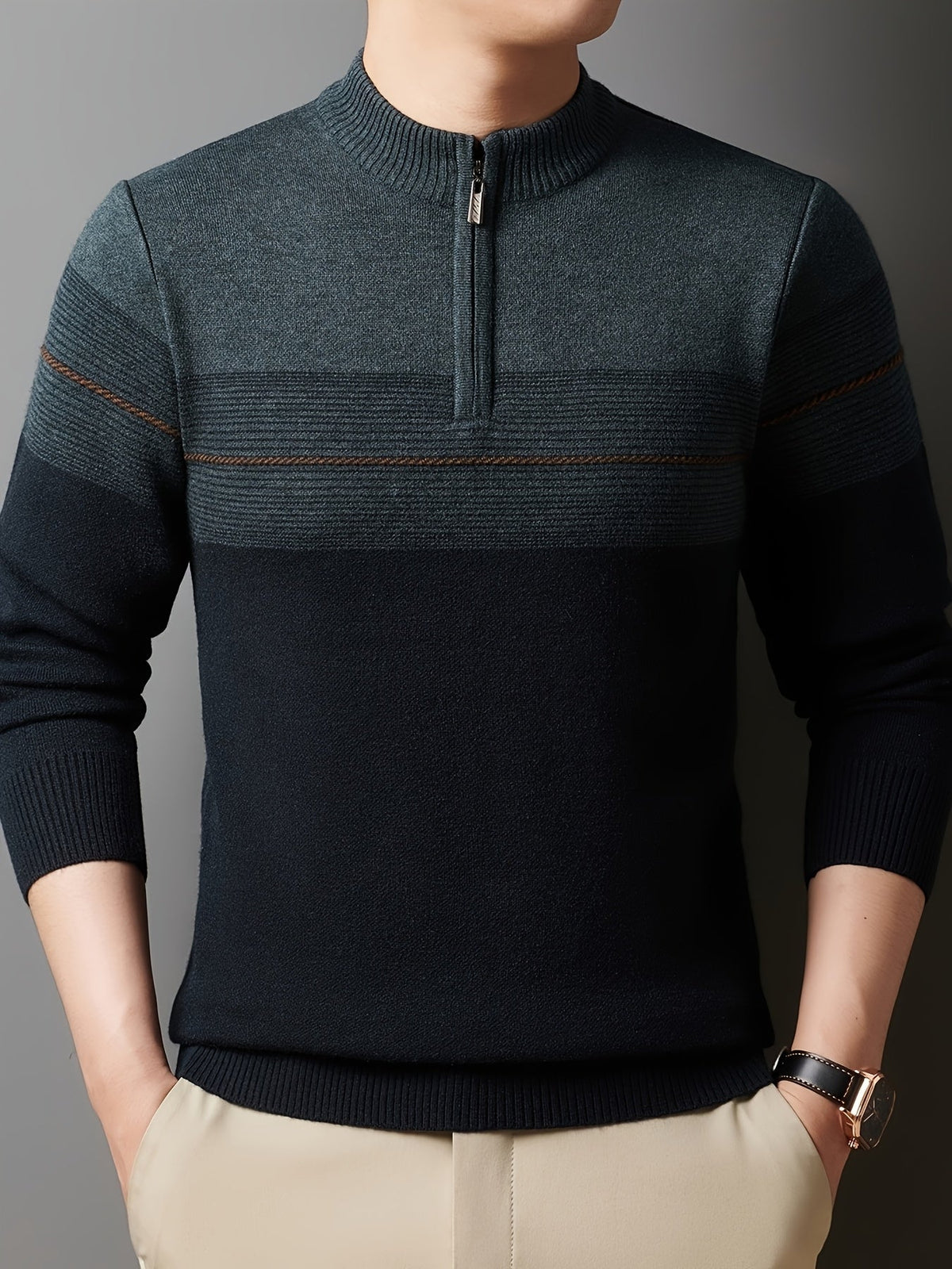 Dalton | Men's Cozy Quarter-Zip Sweater