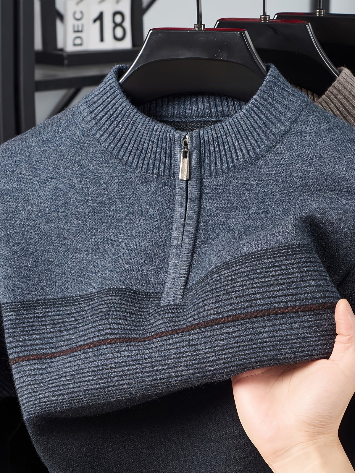 Dalton | Men's Cozy Quarter-Zip Sweater