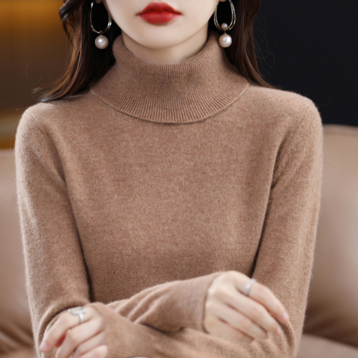 Adaline | Fitted Turtleneck Sweater