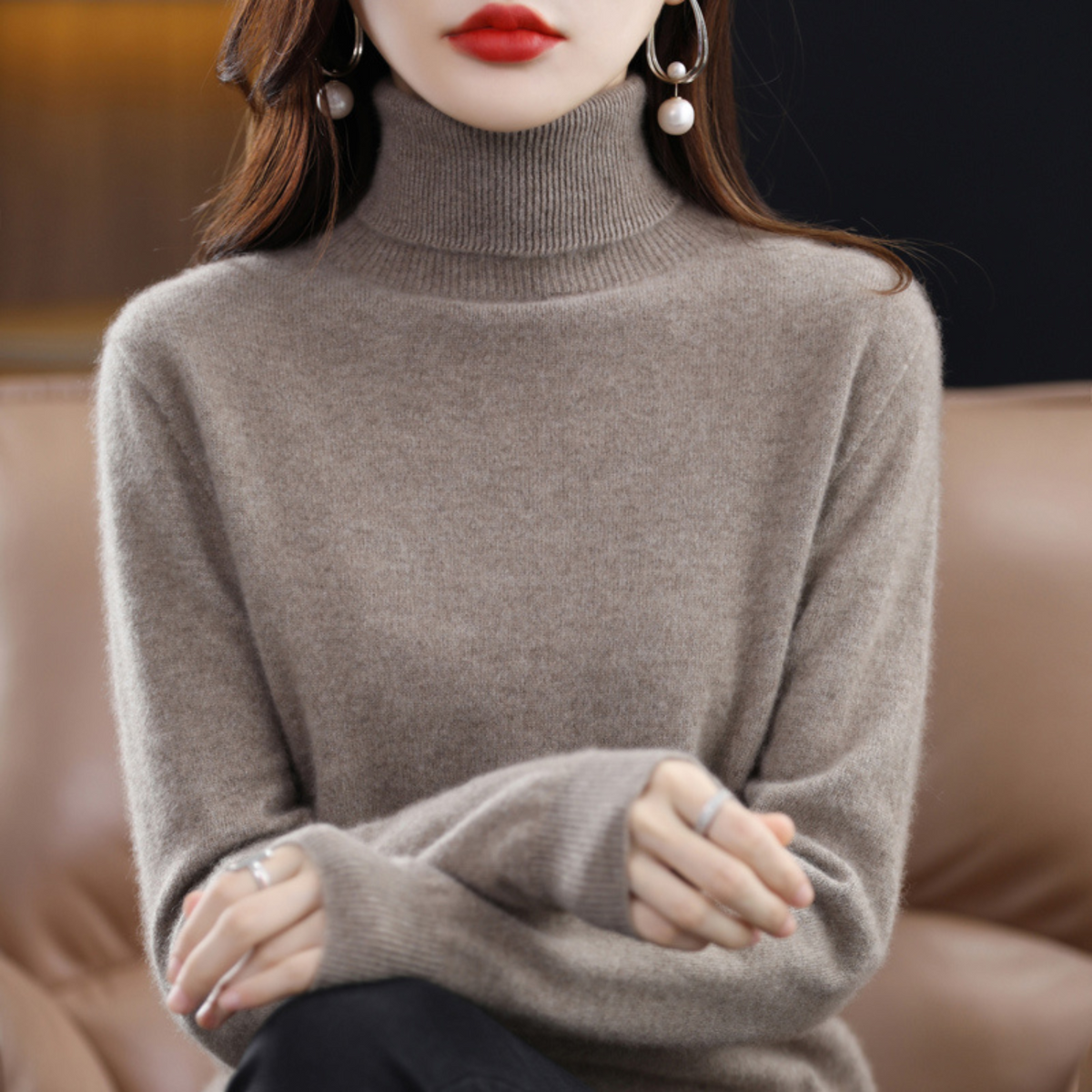 Adaline | Fitted Turtleneck Sweater