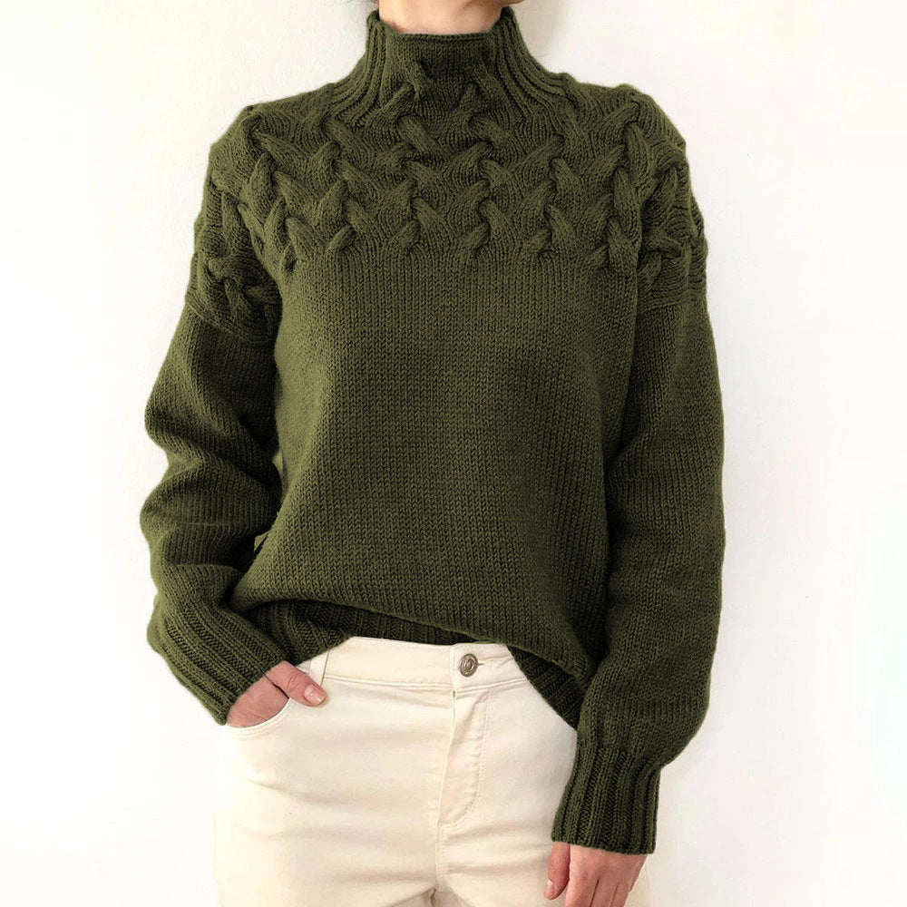 Elena | Warm Turtleneck Knit Sweater