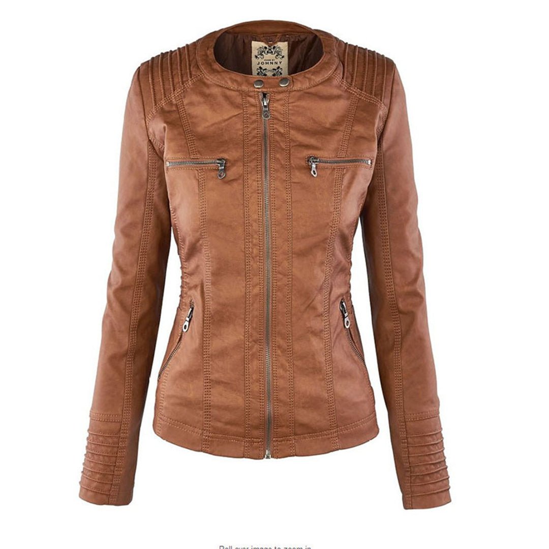 Dupont | Elegant Women's Leather Jacket
