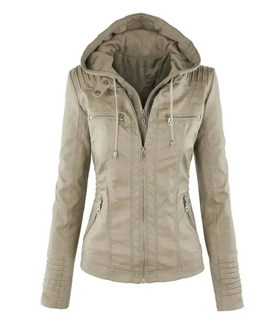 Dupont | Elegant Women's Leather Jacket