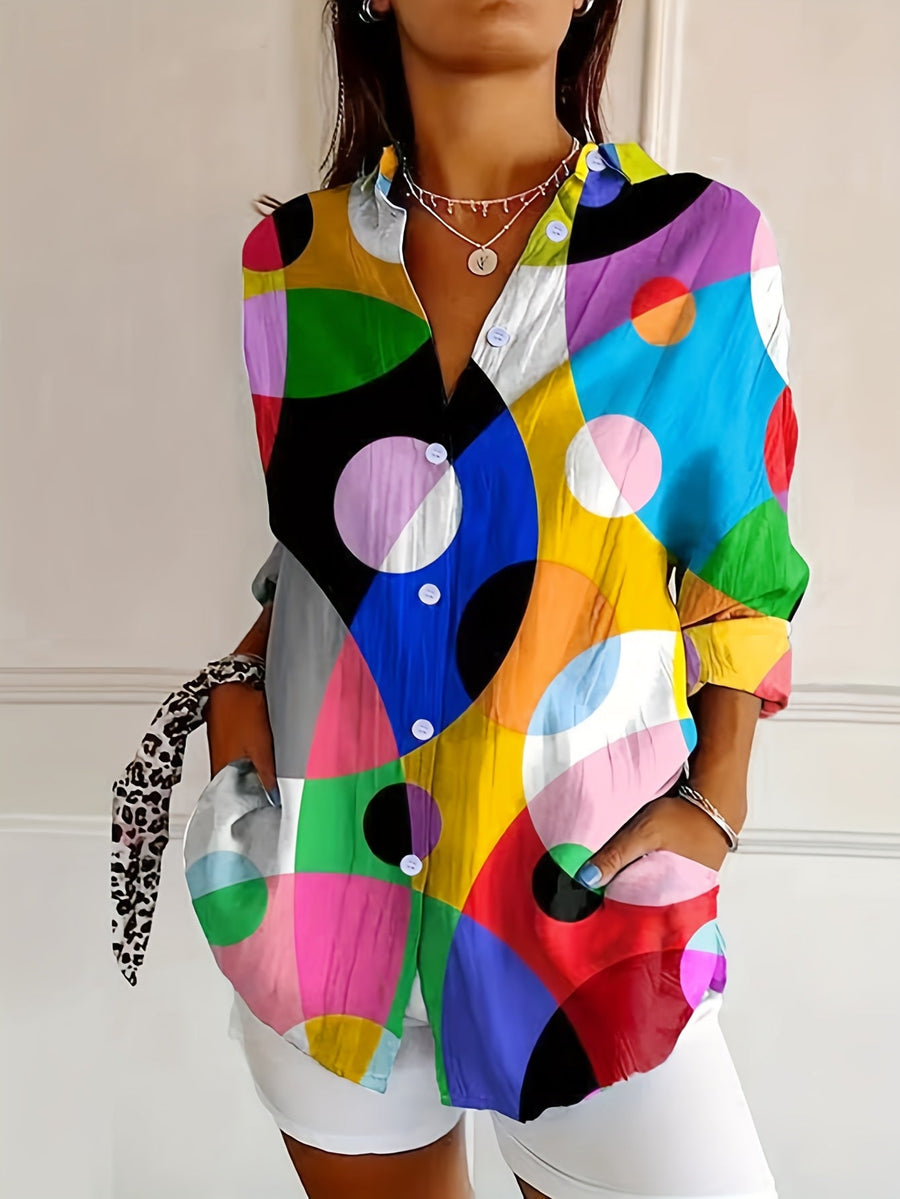 Bella | Stylish Printed Long-Sleeve