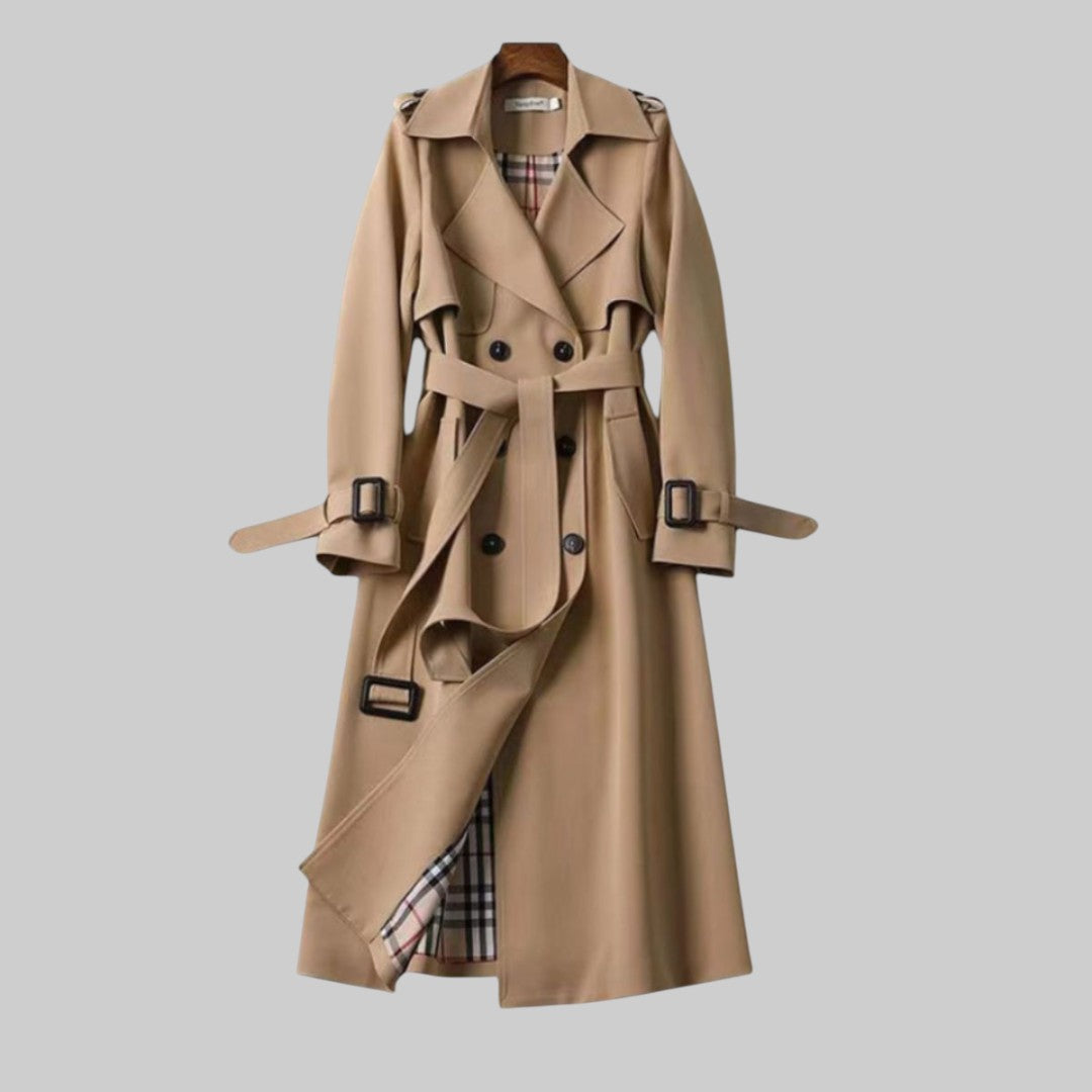 Evangelia | Women's Double-Breasted Trench Coat