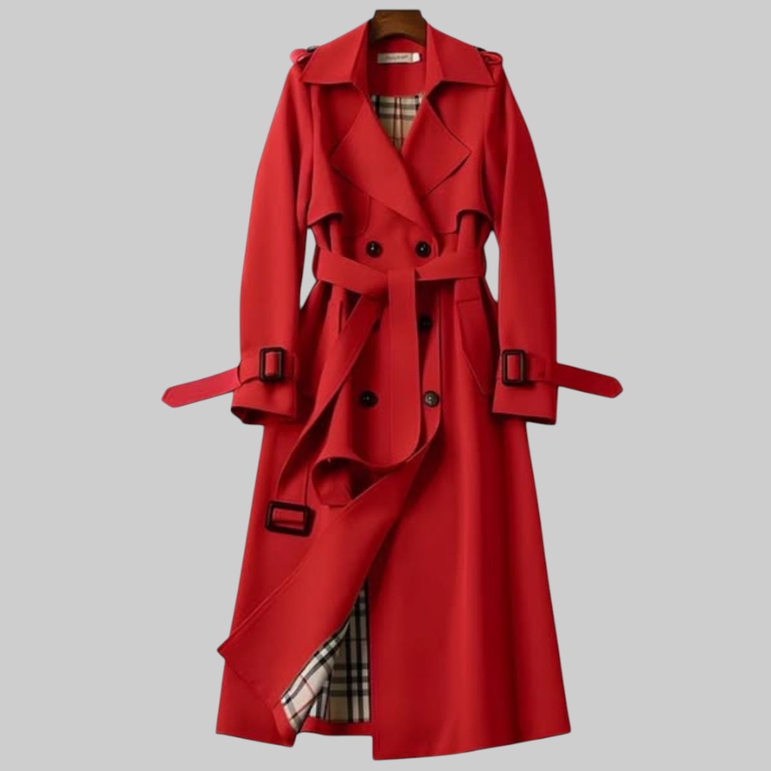 Evangelia | Women's Double-Breasted Trench Coat