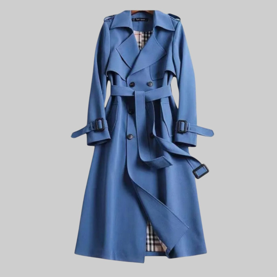 Evangelia | Women's Double-Breasted Trench Coat