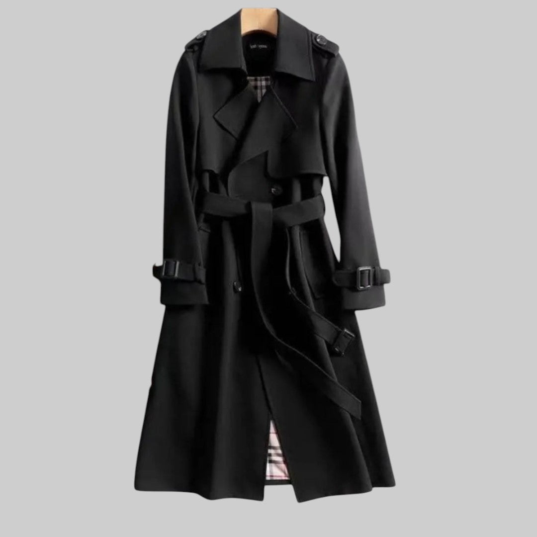 Evangelia | Women's Double-Breasted Trench Coat