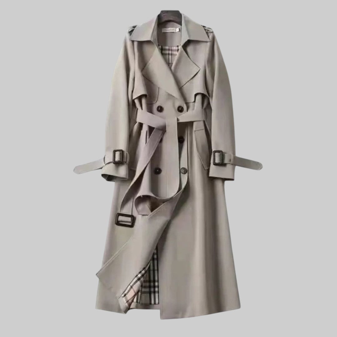 Evangelia | Women's Double-Breasted Trench Coat