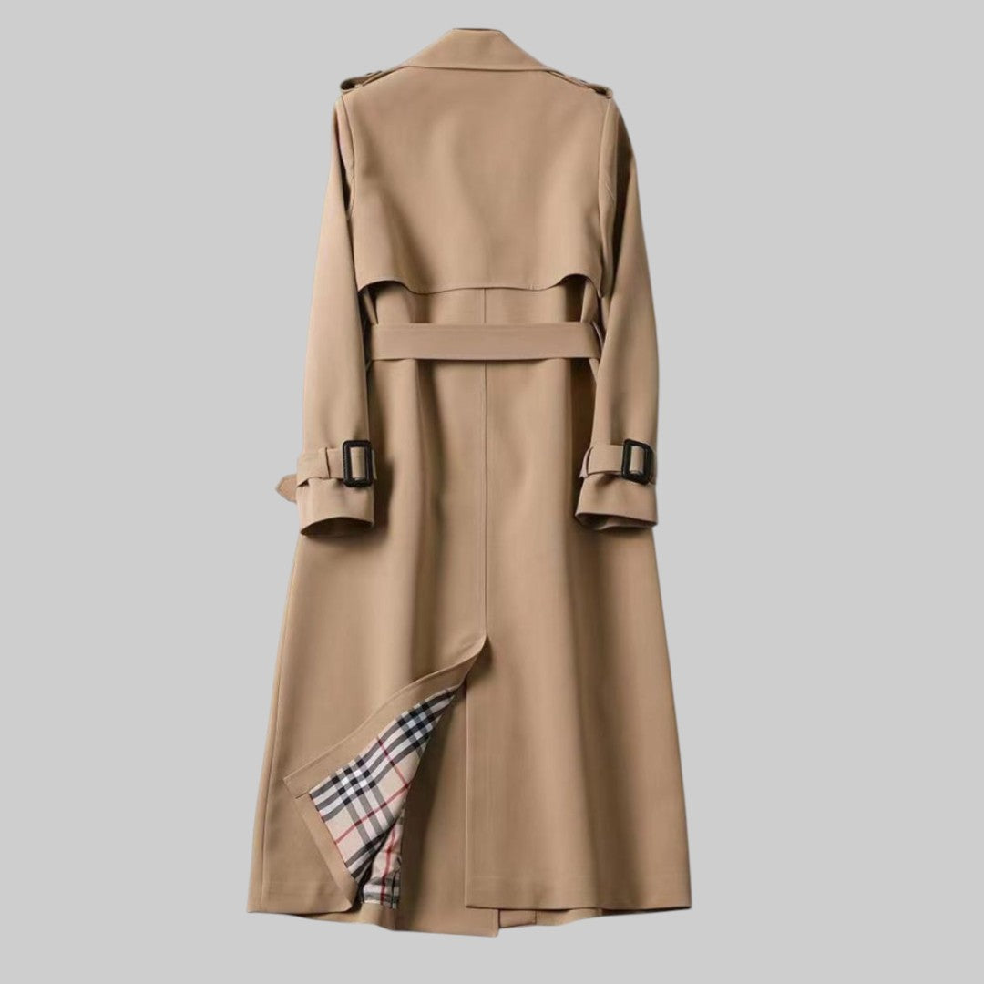 Evangelia | Women's Double-Breasted Trench Coat