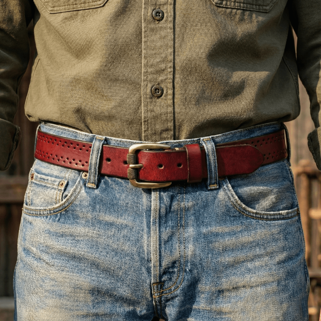 Foundry Steelhide Leather Belt