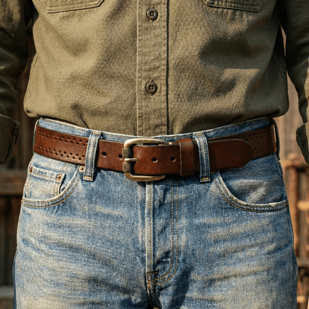 Foundry Steelhide Leather Belt