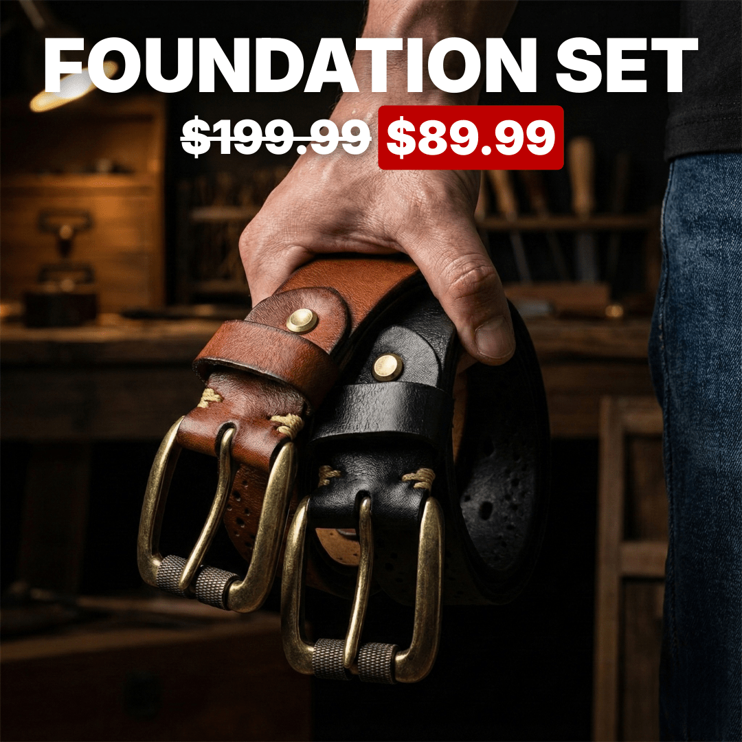 Foundry Steelhide Leather Belt