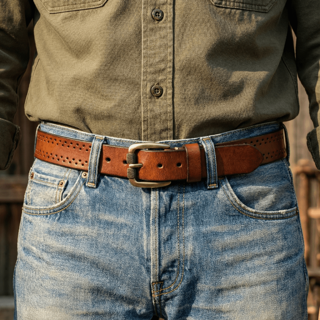 Foundry Steelhide Leather Belt