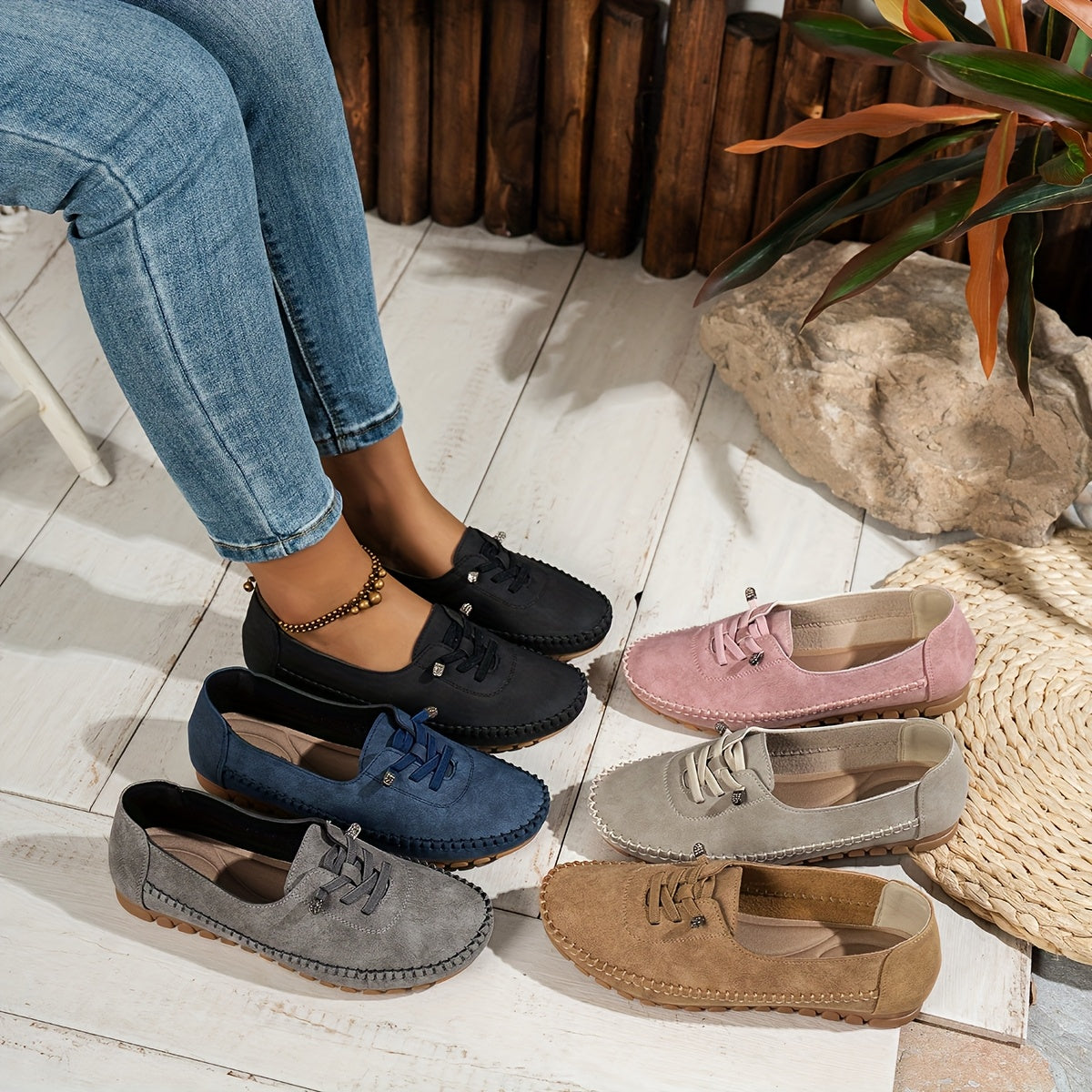 Freya | Women's Orthopedic Lace-Up Comfort Loafers